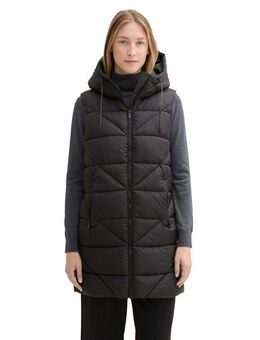 TOM TAILOR Steppweste mit Kapuze