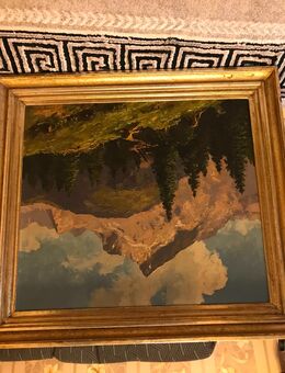 Ölgemälde Alpspitz auf Leinwand, signiert von Hans-Otto Kraus - Duderstadt