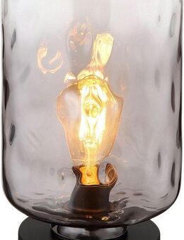 GLOBO LIGHTING Tischleuchte DARINA, ohne Leuchtmittel, Tischlampe/schwarz/Wohnzimmer/Schlafzimmer