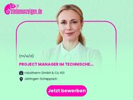 PROJECT MANAGER (m/w/d) IM TECHNISCHEN VERTRIEB - Jettingen-Scheppach