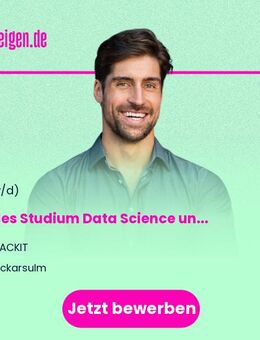 Duales Studium Data Science und Künstliche Intelligenz 2026 (m/w/d) - Neckarsulm