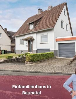Einfamilienhaus in gefragter Lage - mit zwei Garagen und großem Garten - Baunatal