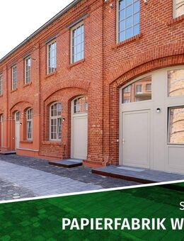 ERSTBEZUG sanierte Papierfabrik | Erdgeschoss-Whg. mit Südwest-Terrasse, 2 Bädern, HWR u.v.m. - Schkeuditz