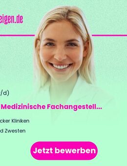 MFA Medizinische Fachangestellte (m/w/d) Reha-Abteilung, Hardtwaldklinik II - Bad Zwesten