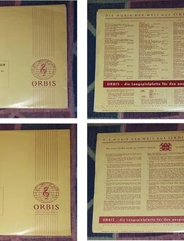 8 x Orbis Platten LPs Franz Schubert Felix Mendelssohn Ludig van Beethoven Max Bruch Wolfgang Amadeus Mozart - Nürnberg