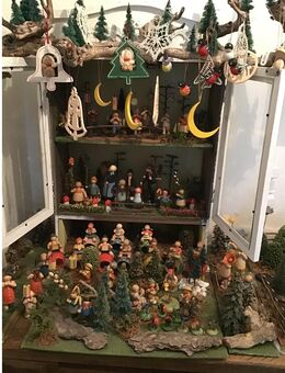 Alte Sammlung Ezgebirge verschiedene gebrauchte Figuren Erzgebirge - Düsseldorf