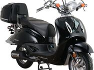 Alpha Motors Motorroller Retro Firenze, 125 ccm, 85 km/h, Euro 5+, (Spar-Set, mit Topcase), mit Lenkerschloss