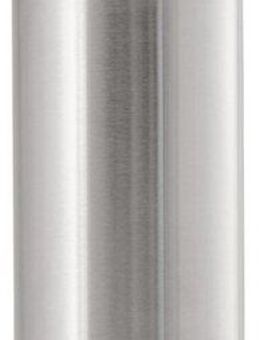 equa Trinkflasche Timeless Off Steel, Trinkflaschen-Leichtgewicht aus Edelstahl, mit Tragegriff