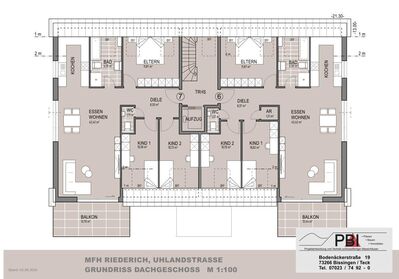 +++ NEUBAU +++ 4,5 Zimmer Dachgeschosswohnung mit Balkon KfW55 in Riederich