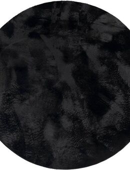 Paco Home Fellteppich Kunstfell Soft 380, rund, Höhe: 14 mm, Langflor, Kuschelteppich - besonders weich, Uni-Farben