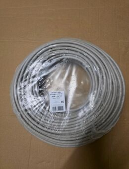 NYM-J Leitung, 3 x 1,5 mm; 50 Meter, grau, Neu und OVP - Zossen