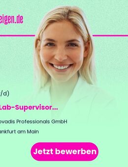 QC-Lab-Supervisor (m/w/d) - Frankfurt (Main)