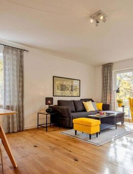 Großzügige, lichtdurchflutete 2-Zimmer-Wohnung, voll möbliert, in Bestlage München-Harlaching - München