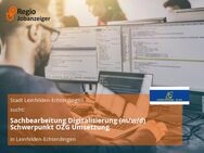 Sachbearbeitung Digitalisierung (m/w/d) Schwerpunkt OZG Umsetzung - Leinfelden-Echterdingen