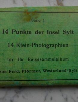 Sylt 14 Klein Photgraphien für Ihr Reisesammelalbum Ferdinand Pförtner Vintage Fotos 9,- - Flensburg