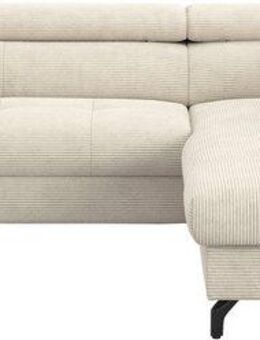 COTTA Ecksofa Aura L-Form, mit Schlaffunktion, Bettkasten und Kopfteilverstellung