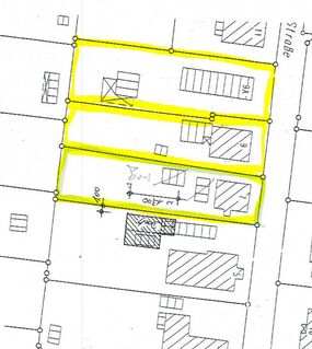 3 attraktive Baugrundstücke 822m² + 697m² + 689m² mit jeweils Altbestand in Cloppenburg