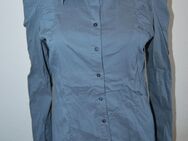 Box#48 Vero Moda Bluse blau grau L eher M 40/42 Hemdbluse Damen stretchig - Mühlberg (Elbe)