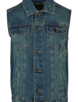 URBAN CLASSICS Jerseyweste Urban Classics Herren Denim Vest (1-tlg)