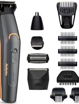 BaByliss Multifunktionstrimmer Graphite Multi Trimmer MT987E, Langlebige Graphit-Klinge, 12-in-1 Funktionr