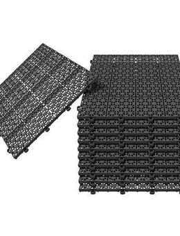 11x Plattformfliese Fliese Werkstatt Garage Boden Fitnessstudio Bodenfliese Belag Balkon Garten 1m2 Set453 - Wuppertal