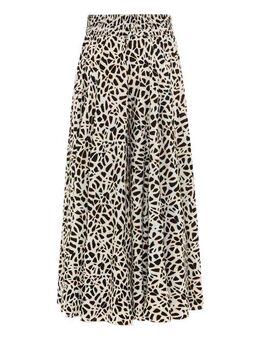 LASCANA Hosenrock mit grafischem Alloverdruck, Culotte, extraweites Bein