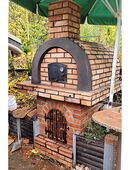 Pizzaofen Brot Backofen Holzofen Steinofen DiY aus alten Klinkern und Altziegel verblendern in 06198