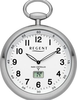 Regent Taschenuhr, (Set, 2-tlg., mit Kette), Quarzuhr, Herrenuhr, Funk, Kette