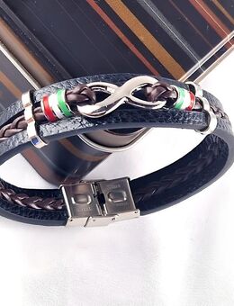Armband Italien Flagge mit Unendlichkeits Symbol Fahne Armreif Modeschmuck 16,90 €* - Villingen-Schwenningen