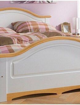 Home affaire Massivholzbett Konrad, hohe Belastbarkeit! FSC® zertifiziertes Massivholz (Breite/Belastbarkeit 180cm/220 KG, 140cm/180 KG), aus massivem Kiefernholz, FSC®-zertifiziert, INKLUSIVE Rollrost