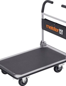 meister Transportwagen cut-off, Klappwagen / 8985630, bis 300 kg Tragkraft, Feststellbremse, Lenkrollen, Antirutschbesch.