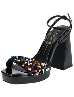 Buffalo Buffalo Sandalen Textil High-Heel-Sandalette