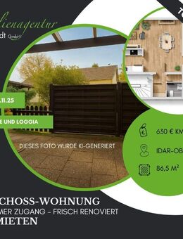 ***Barrierearme, 3ZKB, Loggia, Erdgeschoss, TOP-Lage, Idar!*** - Idar-Oberstein