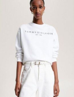 Tommy Hilfiger Sweatshirt MDRN REG CORP LOGO C-NK SWTSHRT mit Logoschriftzug