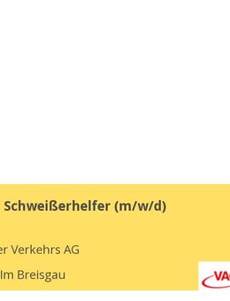 Schlosser- / Schweißerhelfer (m/w/d) - Freiburg (Breisgau)