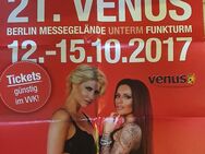 Poster von der 21. Venus Messe 2017 in Berlin - Laatzen