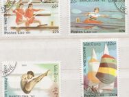 Olympia-Briefmarken 1992 Barcelona von Postes Lao (1) [368] - Hamburg