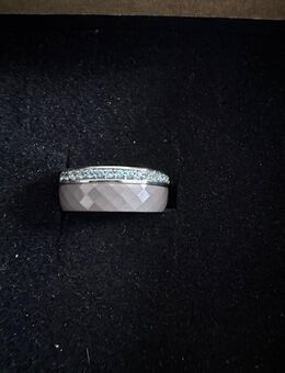 La Luna Keramik Ring 925er Gr. 18 Blautopas - Gladbeck
