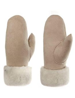 PEARLWOOD Lederhandschuhe FIONA (1 Paar) Velourleder, Fausthandschuh, warm gefüttert