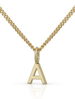 Orolino Kette mit Anhänger Gold 375 mit Anhänger 42/45cm lang Buchstabe A