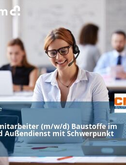 Vertriebsmitarbeiter (m/w/d) Baustoffe im Innen- und Außendienst mit Schwerpunkt Hochbau - Birnbach