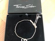 Silber Kette mit 2 Herz Anhänger von Thomas Sabo - Wadgassen