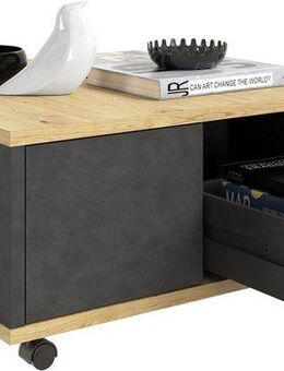 FMD Couchtisch Twin, mit Schubladen, bietet Stauraum, mit Rollen, Breite: 70 cm