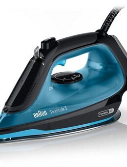 Braun Dampfbügeleisen TexStyle 5 SI 5256 BL, 2600 W, schwarz/blau