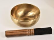 Klangschale - Kopf - matt - 447 gr. 13 cm - Klangmassage Meditat - Bad Staffelstein Zentrum