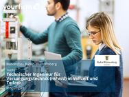 Technischer Ingenieur für Versorgungstechnik (m/w/d) in Vollzeit und Teilzeit - Stuttgart