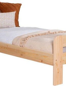 Ticaa Massivholzbett "Bert", FSC®-zertifiziert (Kiefer), Jugendbett, mit Lattenrost (90x200cm, 100x200cm, 140x200cm), ideal für das Kinder- und Jugendzimmer, Massivholz
