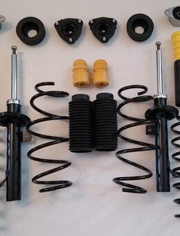 Fahrwerk Serienfahrwerk Standardfahrwerk Ford Fiesta 5 JH JD Stoßdämpfer Federn Domlager Staubschutz neu - Großbeeren