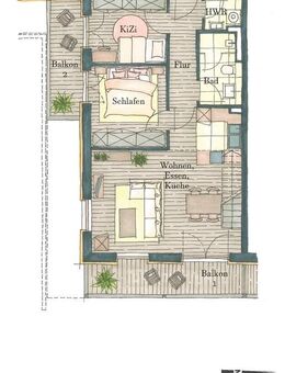 4 Zi. Wohnung mit Galerie und 2 Balkone - Schliersee