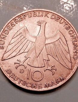 10 Deutsche Mark Gedenkmünze Olympische Spiele 1972 in München Prägeort D - Borken